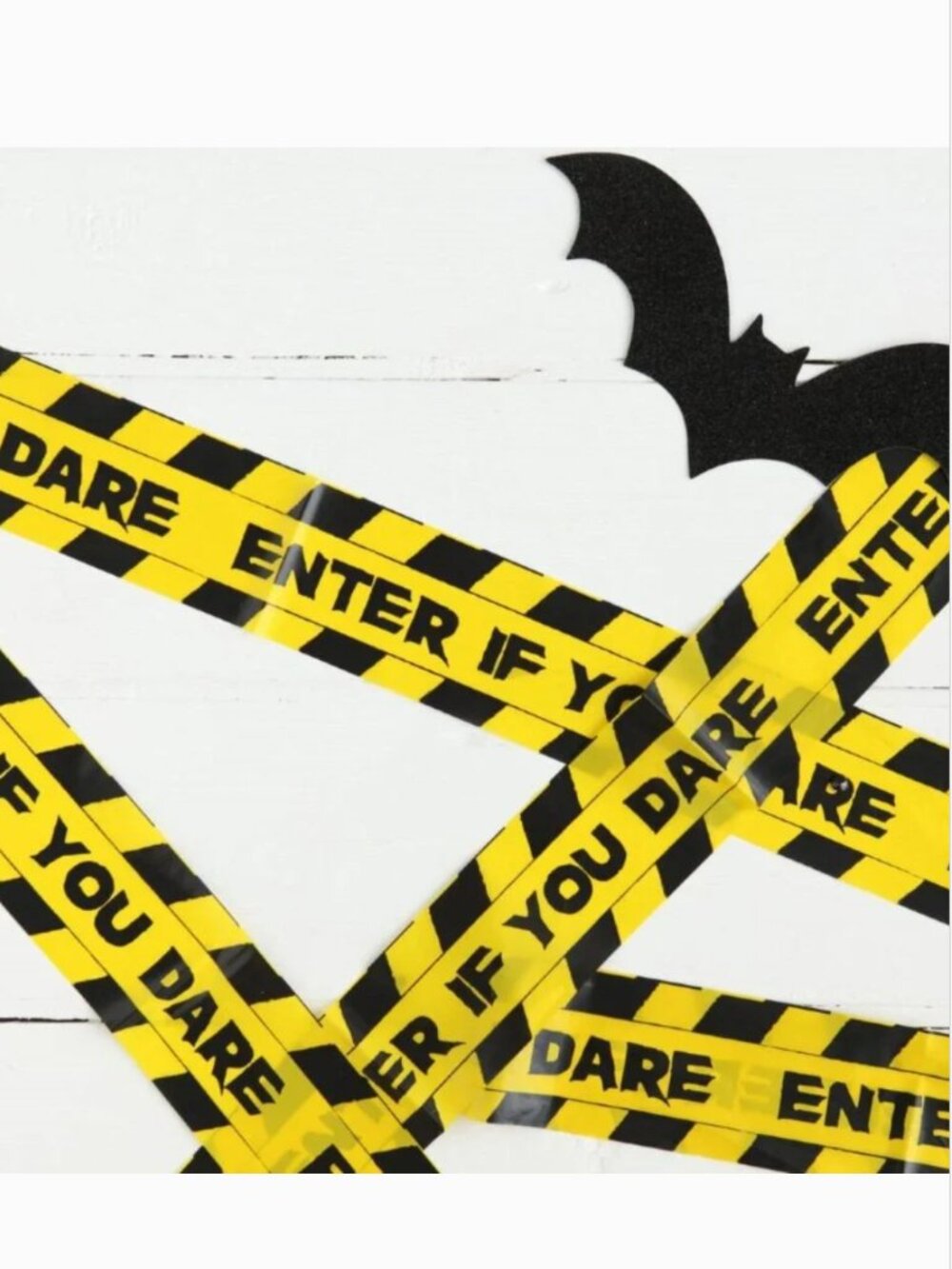 Halloween Caution Tape 3 Rolls Decoration Zombie Crossing Enter if You Dare 90'